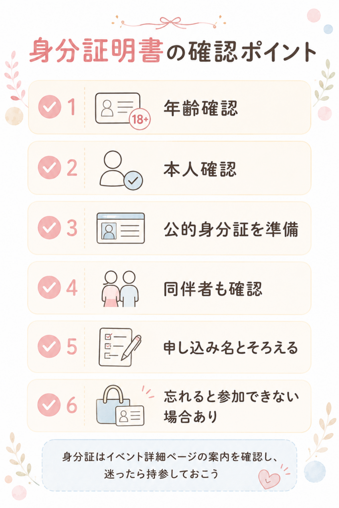 身分証明書が必要になる場面と確認ポイント